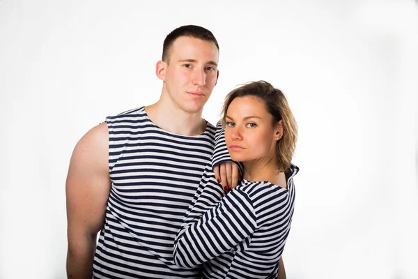 Athletic man and woman — Stock Photo, Image