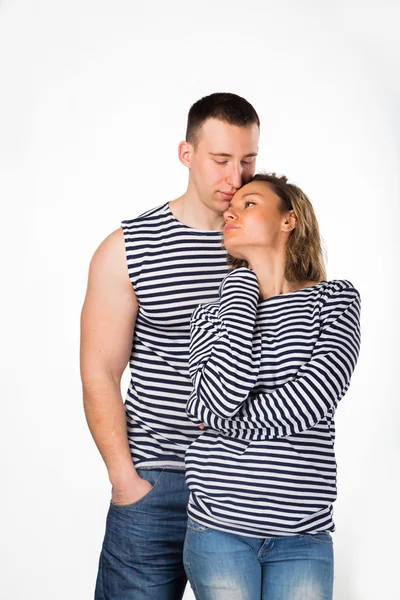 Athletic man and woman — Stock Photo, Image