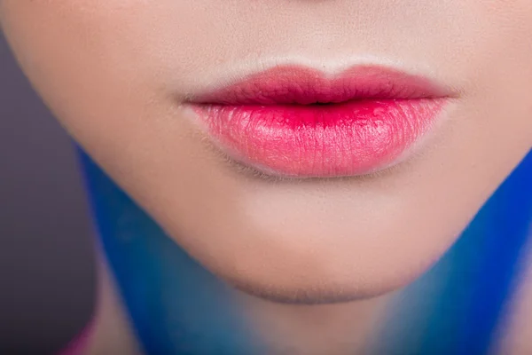 Beautiful female lips. — Stock Photo, Image