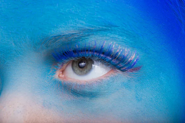 Maquillaje de ojos creativo — Foto de Stock