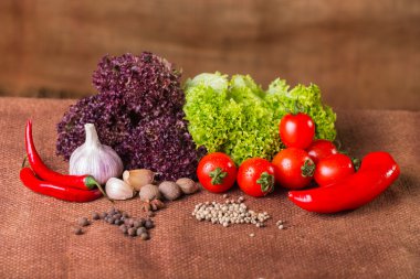 Arka plan görevden taze sebze