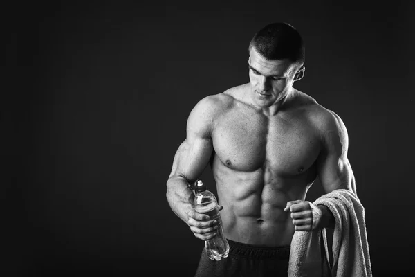 Strong man after a workout — Stock Photo, Image