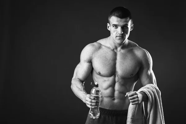 Strong man after a workout — Stock Photo, Image