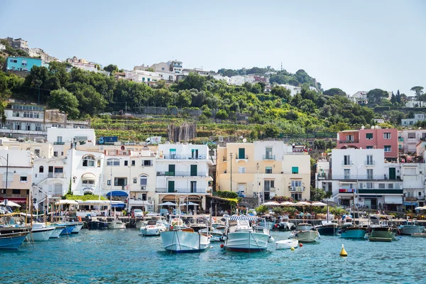 Bella città paesaggio marino — Foto Stock