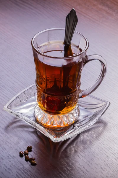 Delicioso té con limón — Foto de Stock