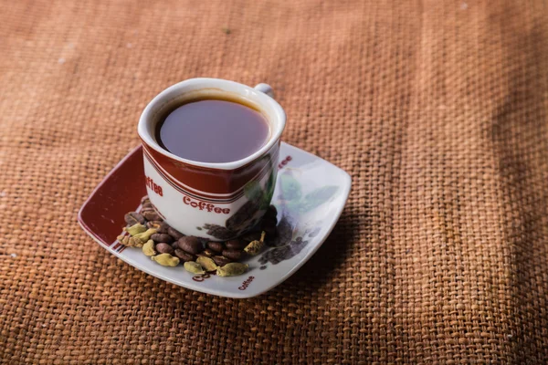 Una taza de café en la mesa — Foto de Stock