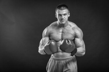 Boks eldivenleri erkekte