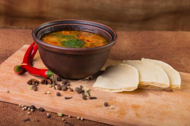 Oryantal ekmek çorbası