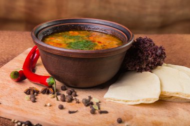 Oryantal ekmek çorbası