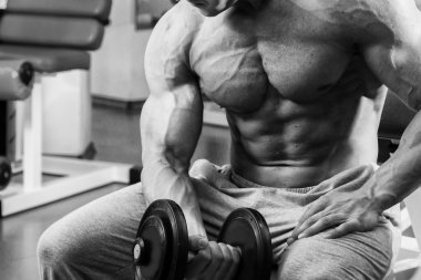 adam ile Halter egzersiz