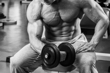 adam ile Halter egzersiz