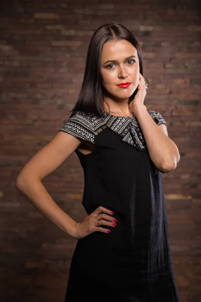 Woman in beautiful dress — Stock Photo, Image