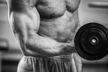 adam ile Halter egzersiz