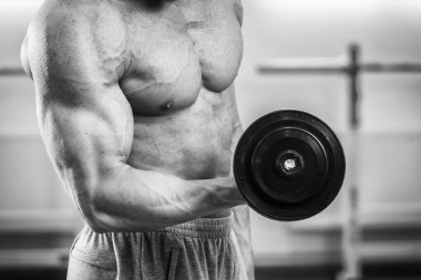 adam ile Halter egzersiz