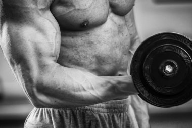 adam ile Halter egzersiz