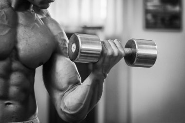 adam ile Halter egzersiz