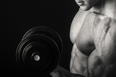 adam ile Halter egzersiz