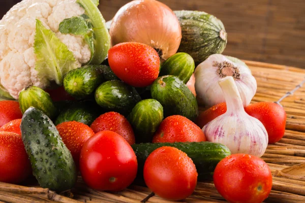 Pile of Organic vegetables — Stock Photo, Image