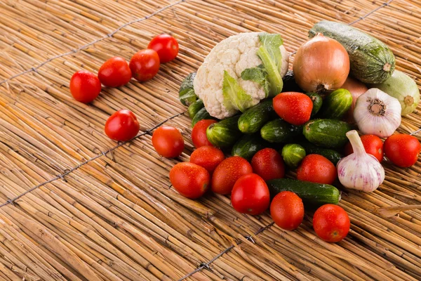 Fresh juicy vegetables — Stock Photo, Image