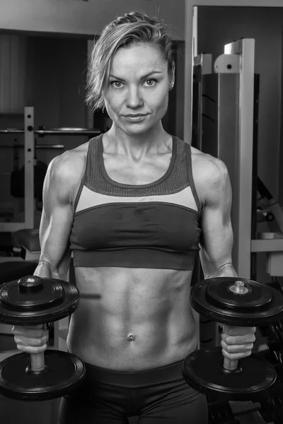 Mujer haciendo ejercicio —  Fotos de Stock