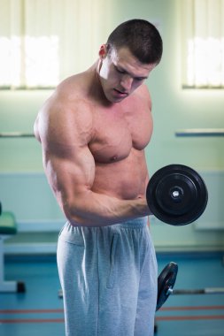 adam ile Halter egzersiz