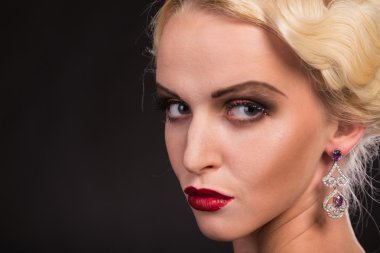 Sanat Makyajlı kadın