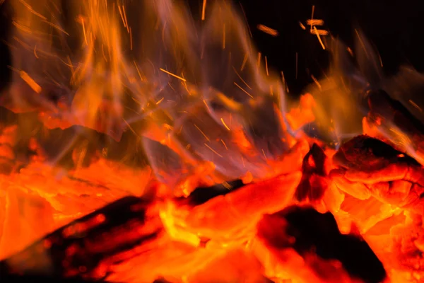 Foto-Nachtfeuer — Stockfoto