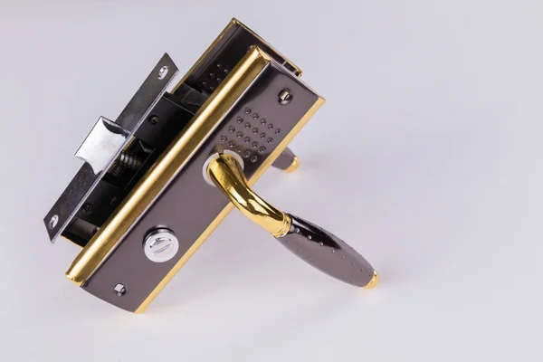 Door handle with lock — Stock Photo, Image