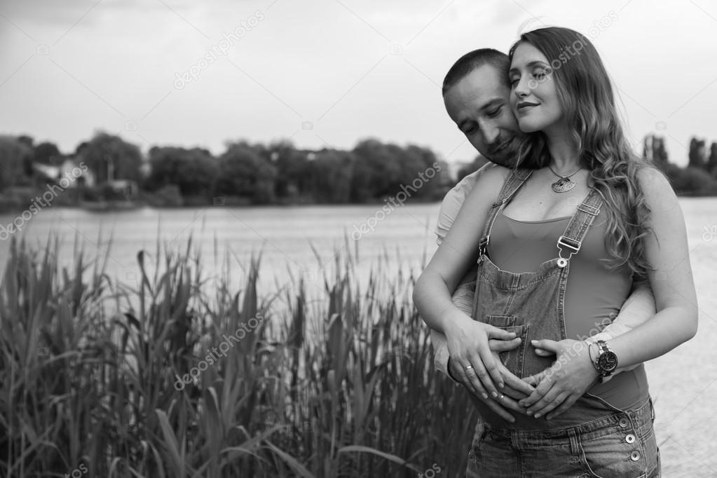 Family waiting for baby