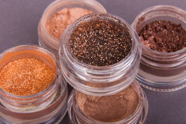 Kavanoz glitter makyaj ile