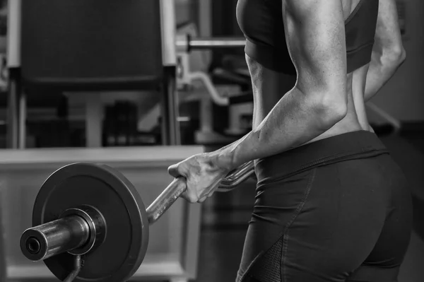 Mujer haciendo ejercicio — Foto de Stock