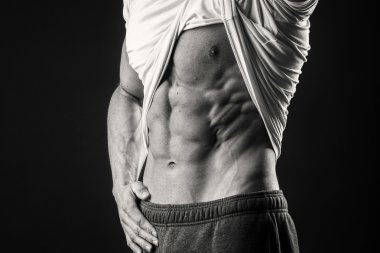 Gücü eğitim profesyonel sporcu spor salonunda