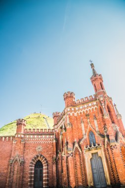 Krakow, Polonya - 28 Eylül 2015: Krakow en çok ziyaret edilen Polonya'da yabancı turistler ve Polonyalılar arasında bir şehirdir.