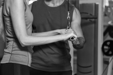 Spor çift spor eğitim üzerinde.