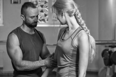 Spor çift spor eğitim üzerinde.