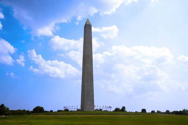 Washington Monument in the National Mall — Stock Photo, Image