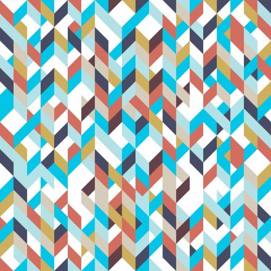 Patchwork desen bohem tarzı ile geometrik poligonal retro dekoratif süsler.