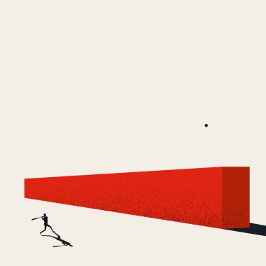 İnsanoğlunun beyzbolu duvara vurmasıyla iş dünyası konseptini aştı. Başarının, hırsının sembolü..