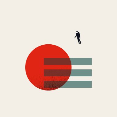 İş dijital dönüşüm vektör sembolü. Geleceğin sembolü, teknoloji, yenilik. En küçük illüstrasyon.