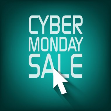 Cyber Pazartesi promosyon başlık sayfası veya poster indirimler reklam için.