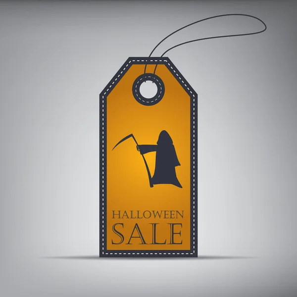 Halloween sales price tag. Eps10 vector illustration — Stockový vektor