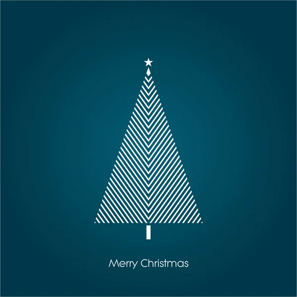 Icône sapin de Noël. Symbole abstrait de Noël avec décoration . — Image vectorielle