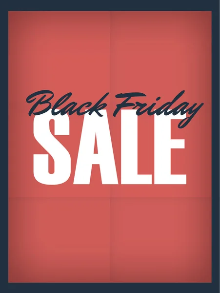 Black Friday sale promotional banner with vintage retro grunge background. Типографский плакат продаж . — стоковый вектор