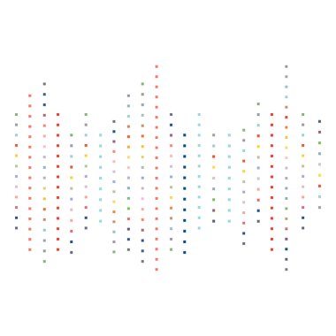 Modern polygonal minimalistic colorful vector background.  Simple color squares mosaic for clean wallpaper. clipart