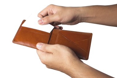 Kredi kartı cüzdanından yaptırmayı.