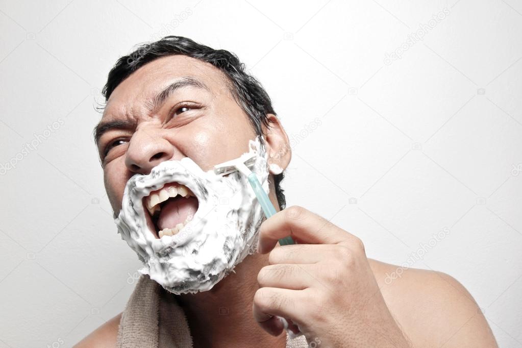 man fear of shaving
