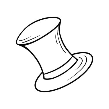 Aziz Patrick günü için cüce şapka, tatil için dekorasyonun resmi, beyaz izole arka planda.