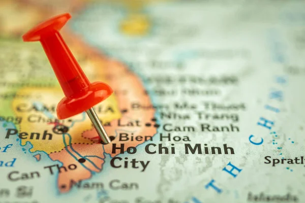 베트남의 Chi Minh City 푸시핀 포인트 Closeup 아시아 — 스톡 사진