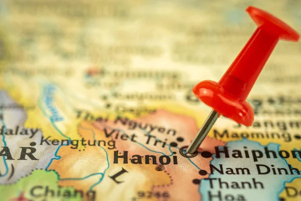 베트남 하노이 푸시핀 포인트 Closeup 아시아 — 스톡 사진
