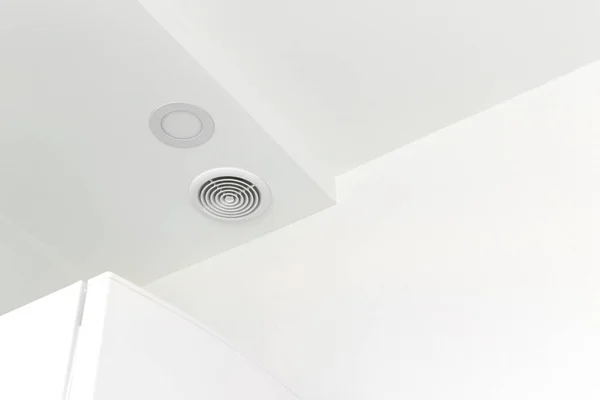 Circular Air Ventilation Modern Home House Interior Roof Ndustrial Contruction — Stock Photo, Image